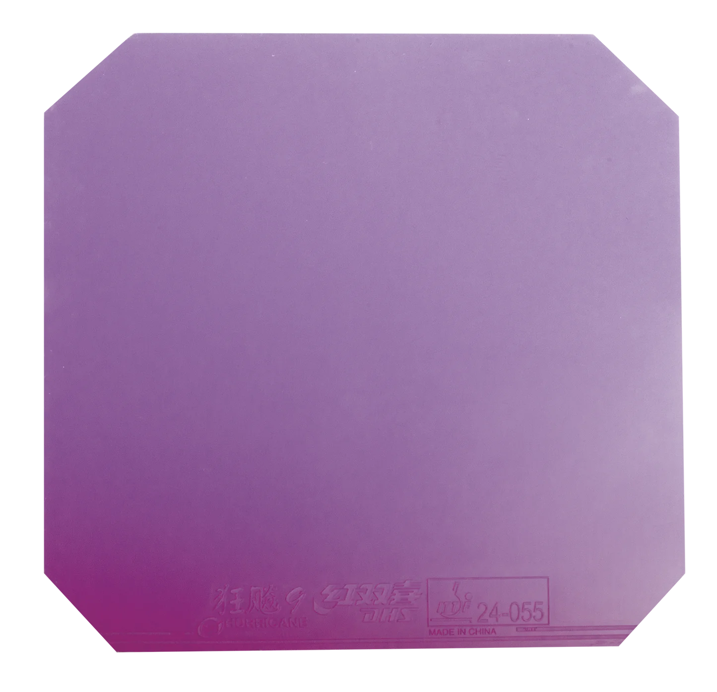 DHS Hurricane 9 2,15mm Mittel 38 Belag Violet