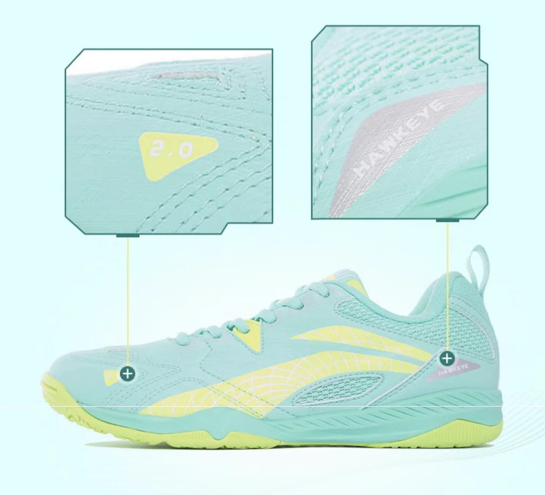 Li-Ning Unisex Tischtennisschuh Hawk Eye 2.0 - Grün