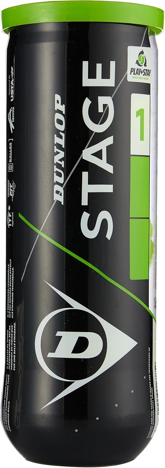 Dunlop STAGE 1 Green 3er Dose Tennisbälle