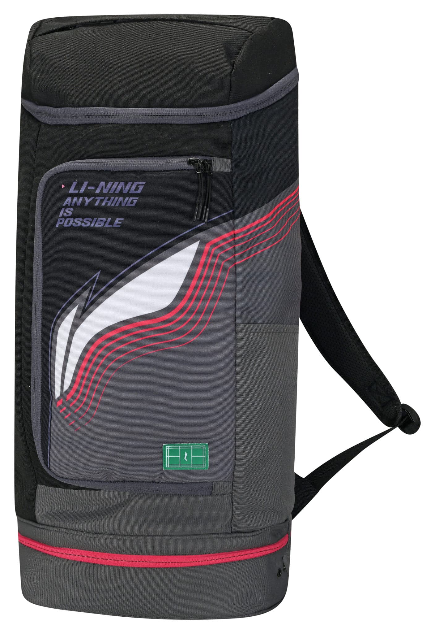 Li-Ning – Rucksack Schlägertasche Compartment Schwarz/Grau