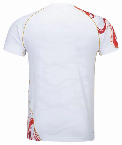 Li-Ning Herren Sportshirt "China Youth Team" Koi - weiß