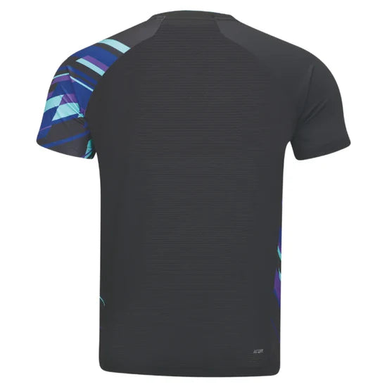 Li-Ning Unisex Wettkampfshirt Fan-Edition "International Teams Power" - schwarz