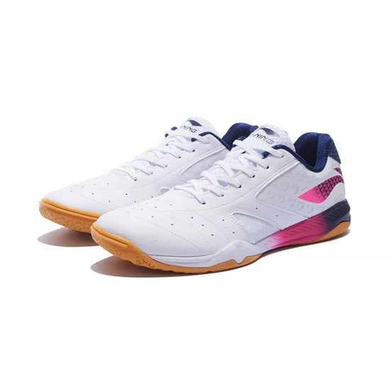Li-Ning Professional Unisex Tischtennis Schuh "Champion" weiß/lila