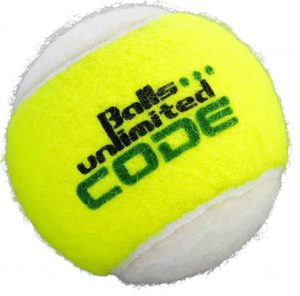 MSV Balls Unlimited Code Green Tennisbälle, drucklos, 60er Beutel Gelb/Weiß