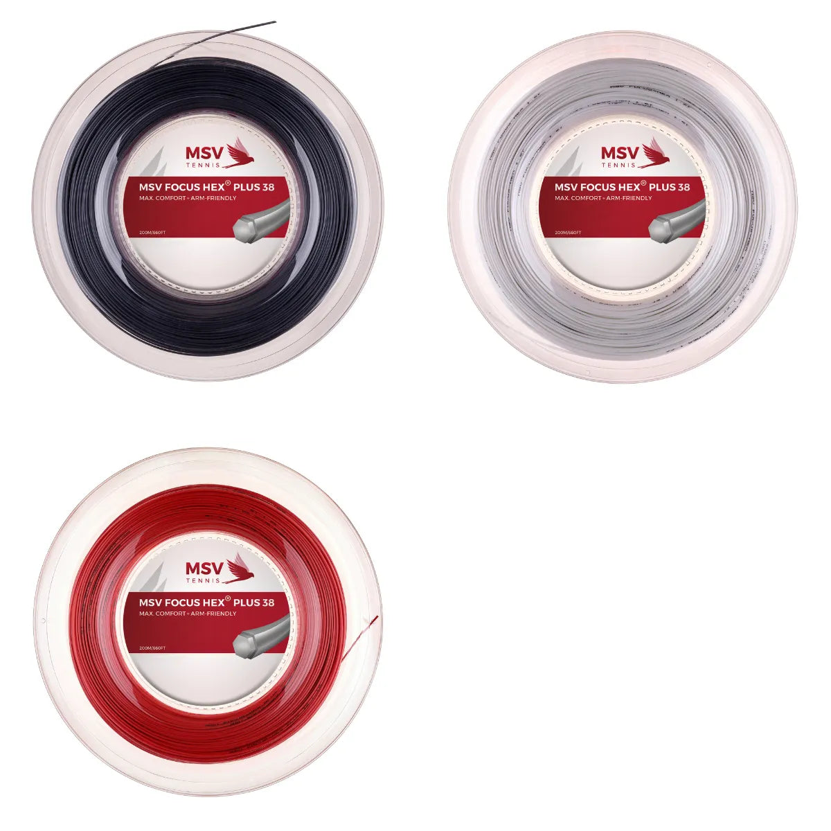 MSV Focus HEX® Plus 38 Tennissaite 200m