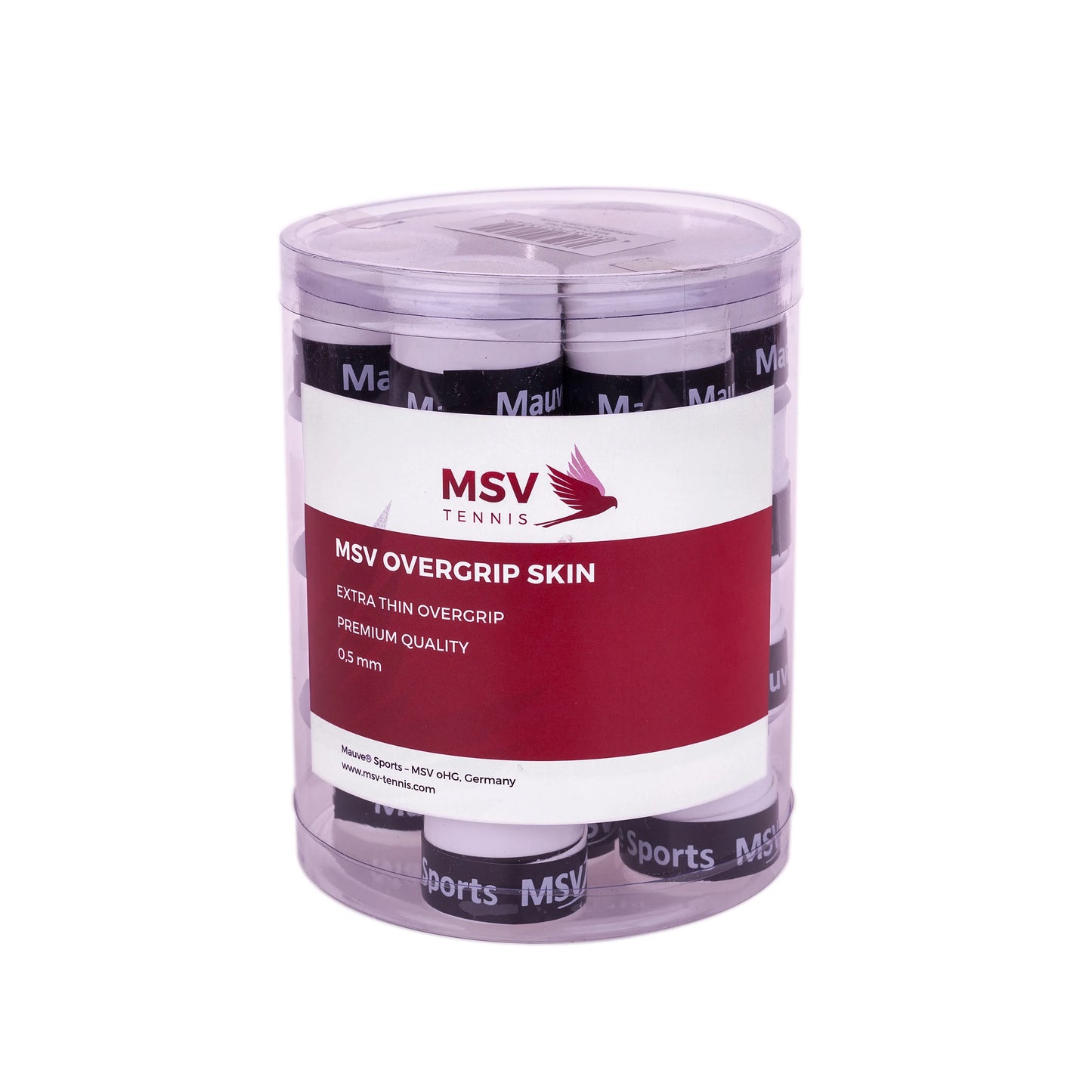 MSV Overgrip Skin perforiert, 24 / Pack, weiß