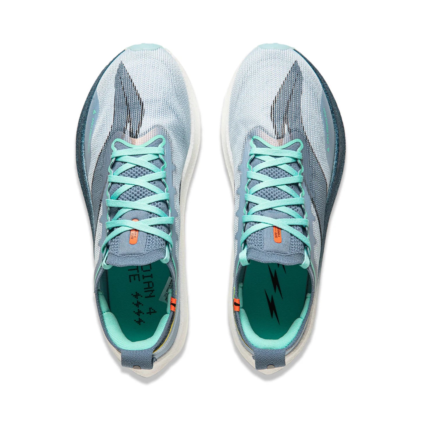 Li-Ning Unisex Wettkampf Laufschuh Feidian 4 Elite - wolken-blau