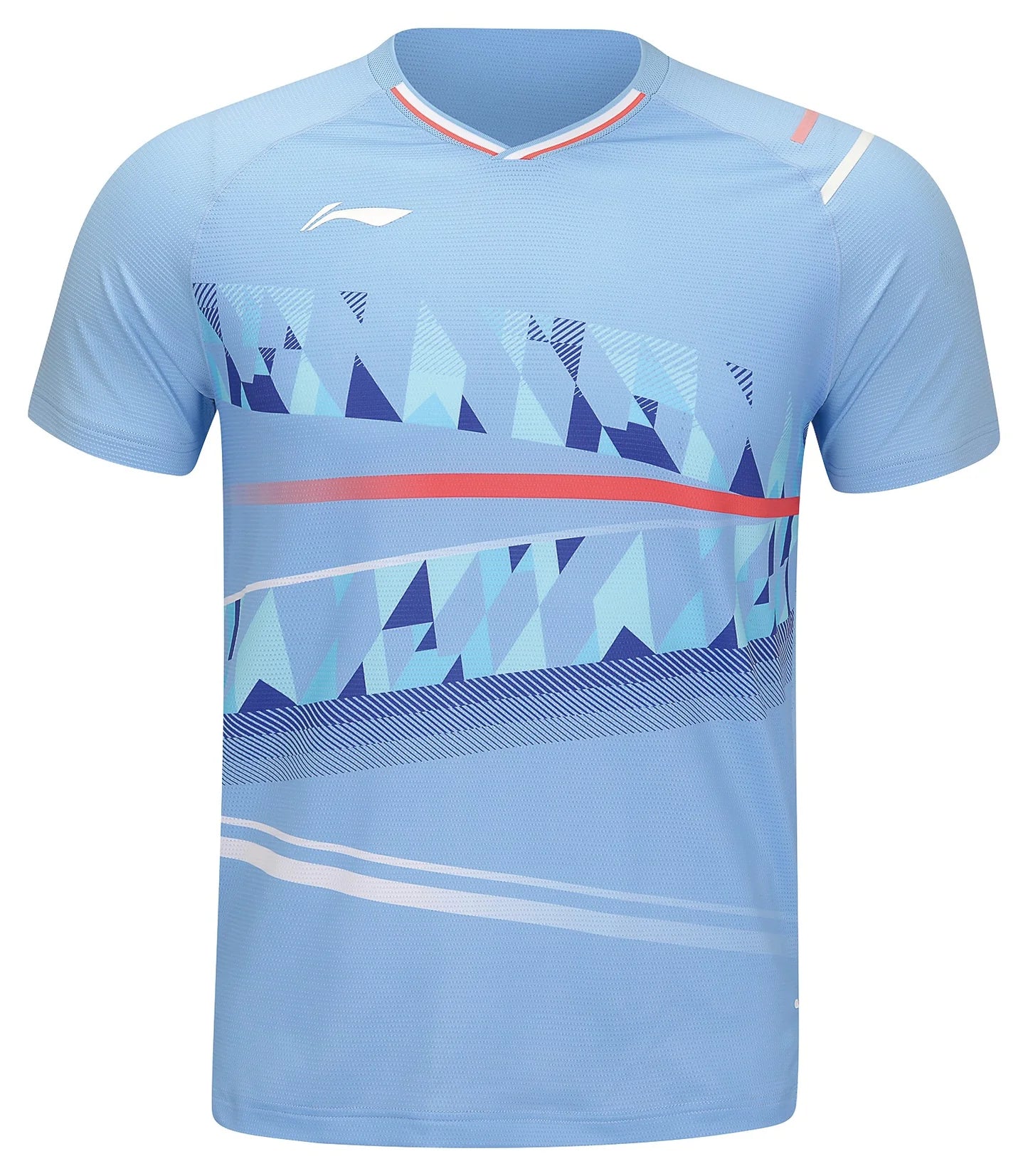 Li-Ning Herren Wettkampfshirt "International Players PUSH" - hellblau