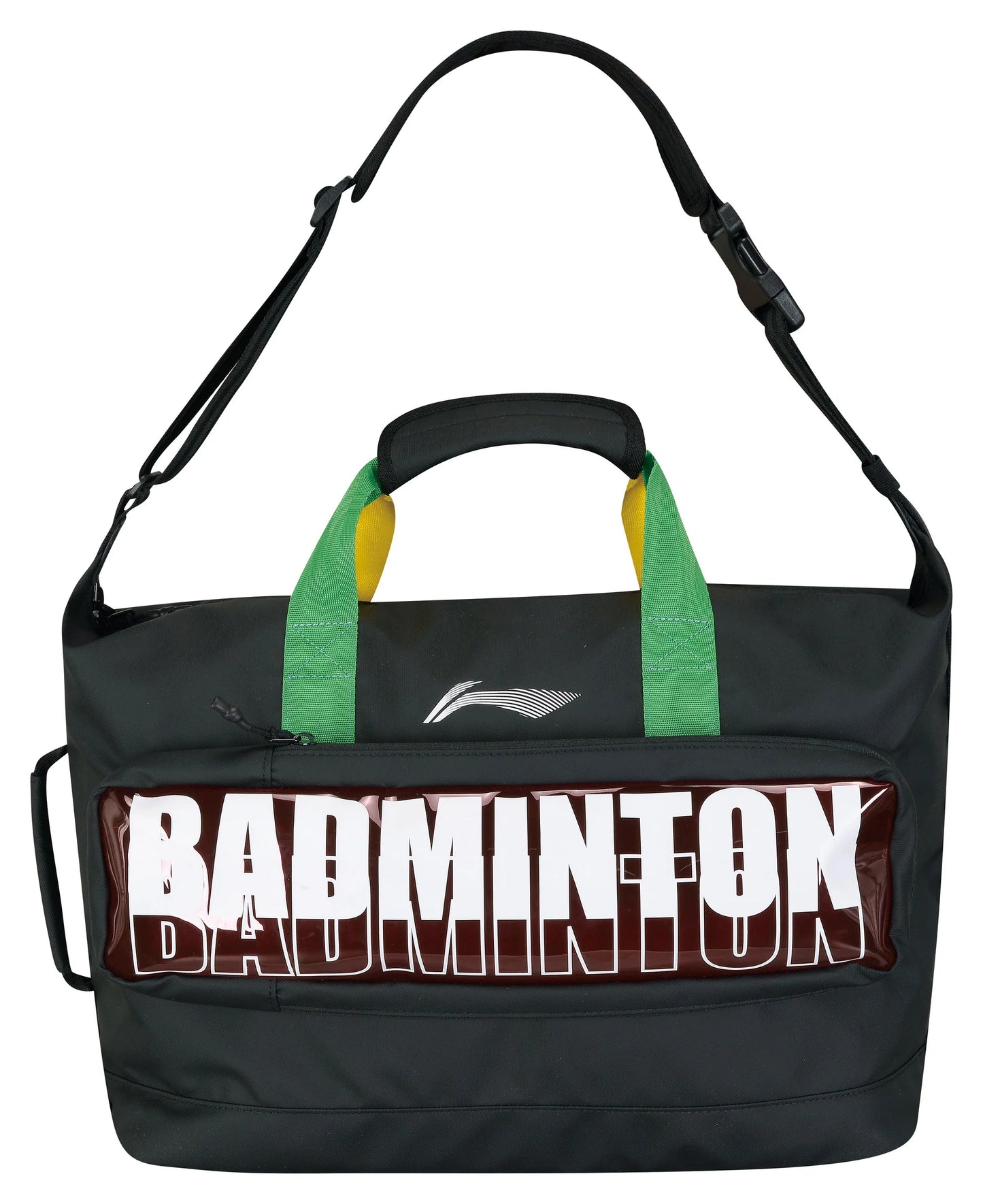 Li-Ning Messenger Bag Schwarz-Grün-Gelb