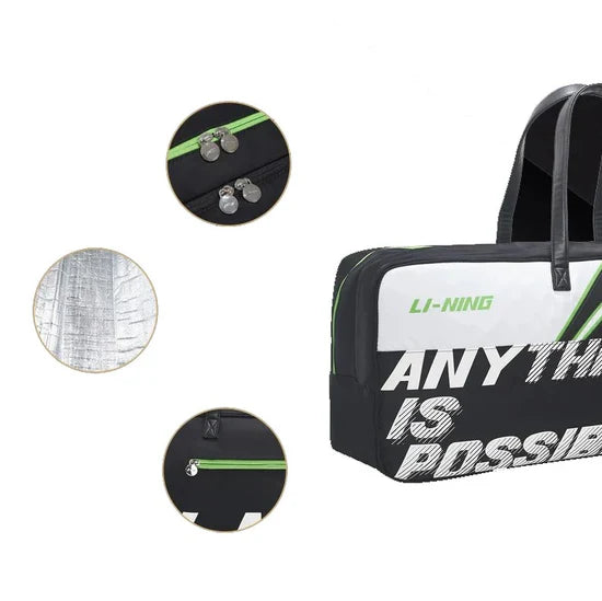 Li-Ning Square Bag "International Player" schwarz