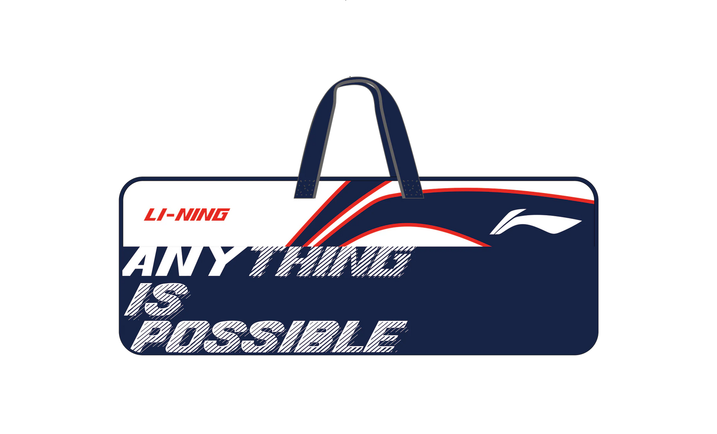 Li-Ning Square Bag "International Player" blau