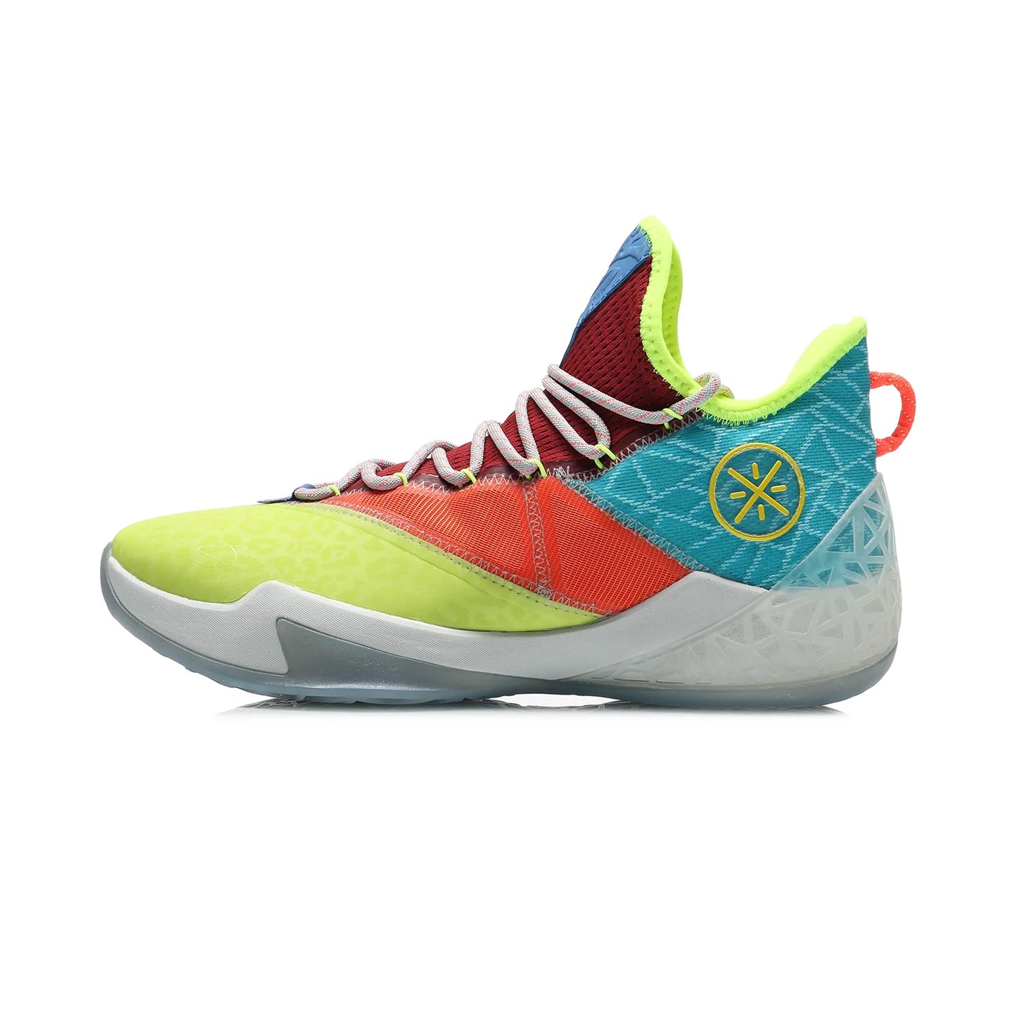Li Ning Basketballschuh Wade Fission lite green/yellow/red