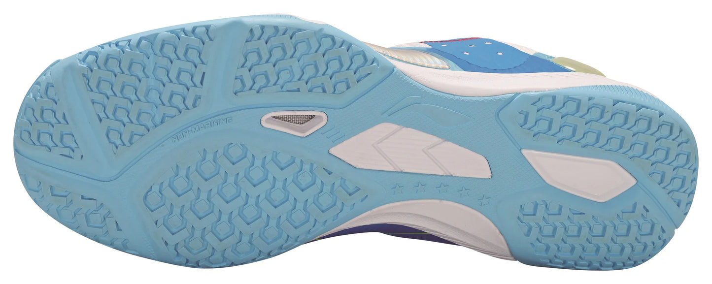 Li-Ning Professional Herren Tischtennis Schuh Mountains - Weiß-Blau