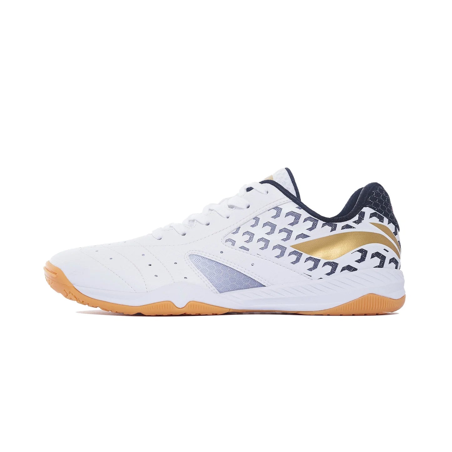 Li-Ning Professional Unisex Tischtennis Schuh "Champion" weiß/gelb