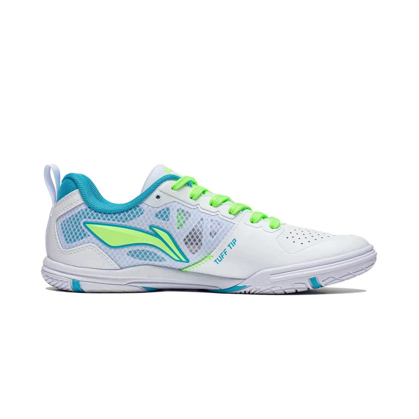 Li-Ning Unisex Tischtennisschuh Hawk Eye 2.0 Pro - weiß/hellblau