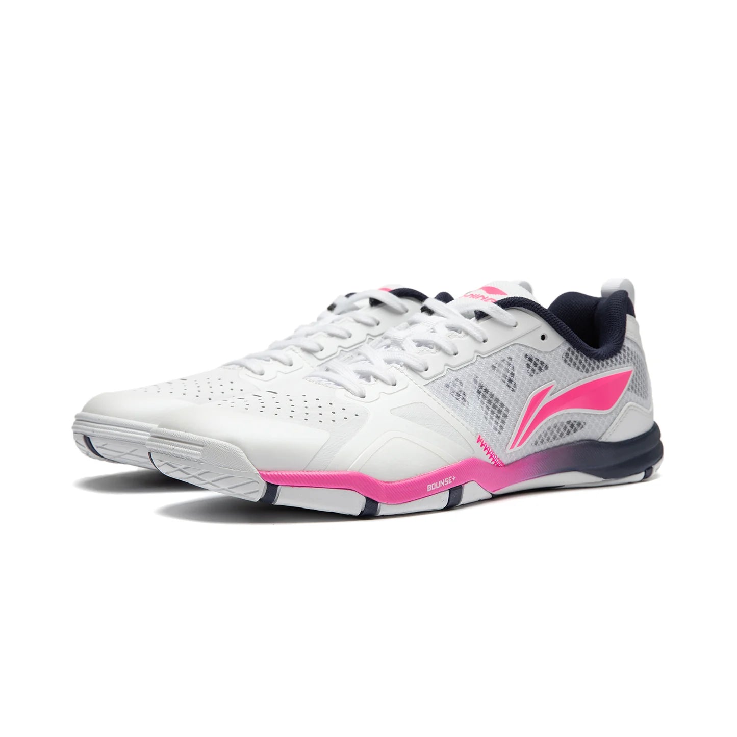 Li-Ning Unisex Tischtennisschuh Hawk Eye 2.0 Pro - weiß/pink