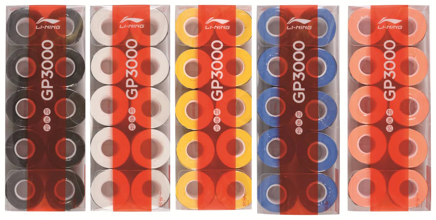 Li-Ning Overgrip GP3000 10er Box verschiedene Farben