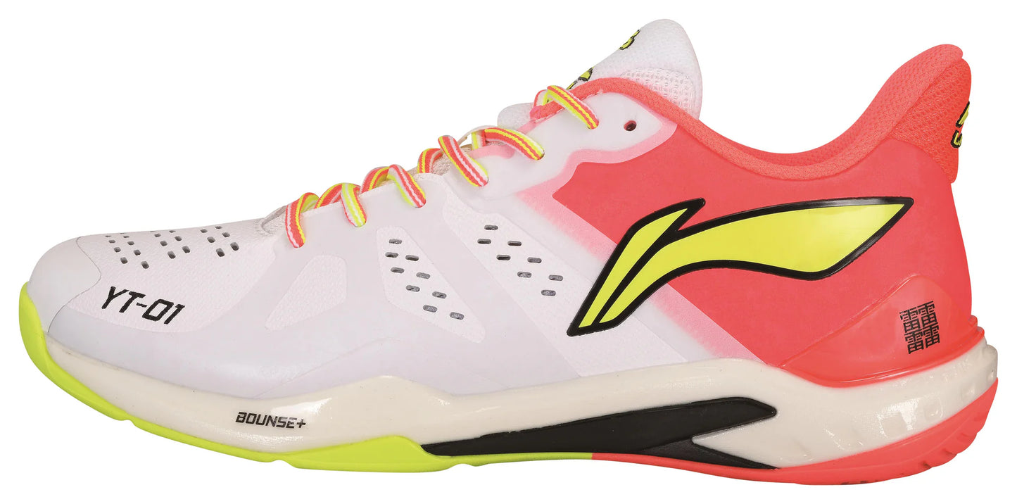 Li-Ning Unisex Badmintonschuh Wolke weiß/rot