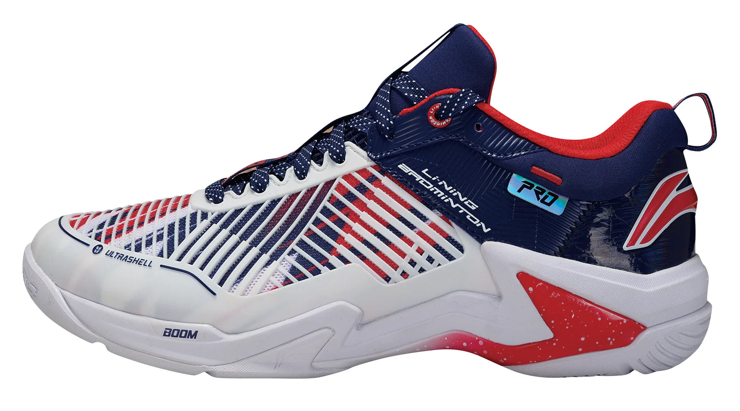 Li-Ning Unisex Badmintonschuh Donner Pro weiß/blau