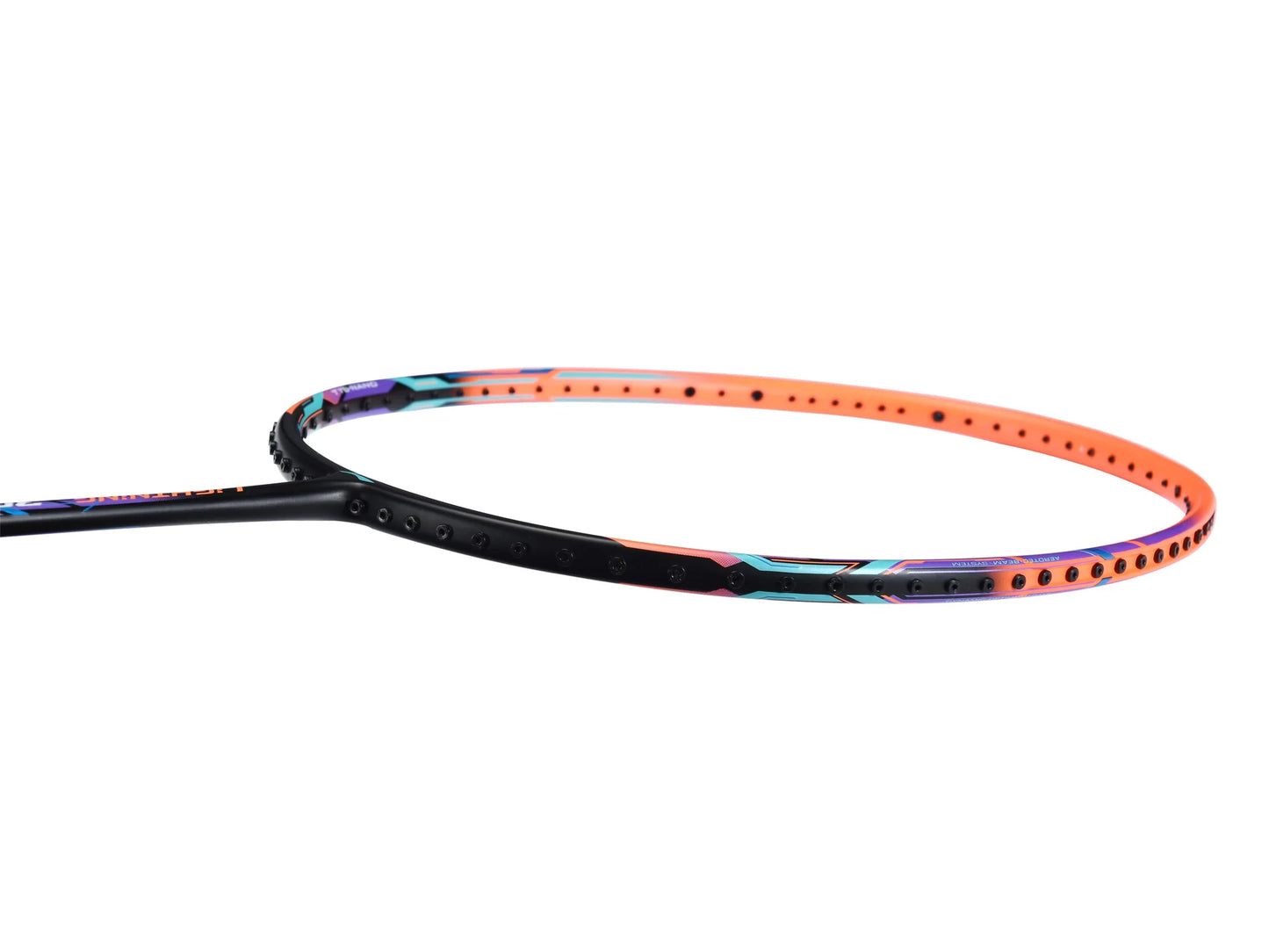 Li-Ning Badmintonschläger Lightning 3000 Orange-Schwarz bespannt