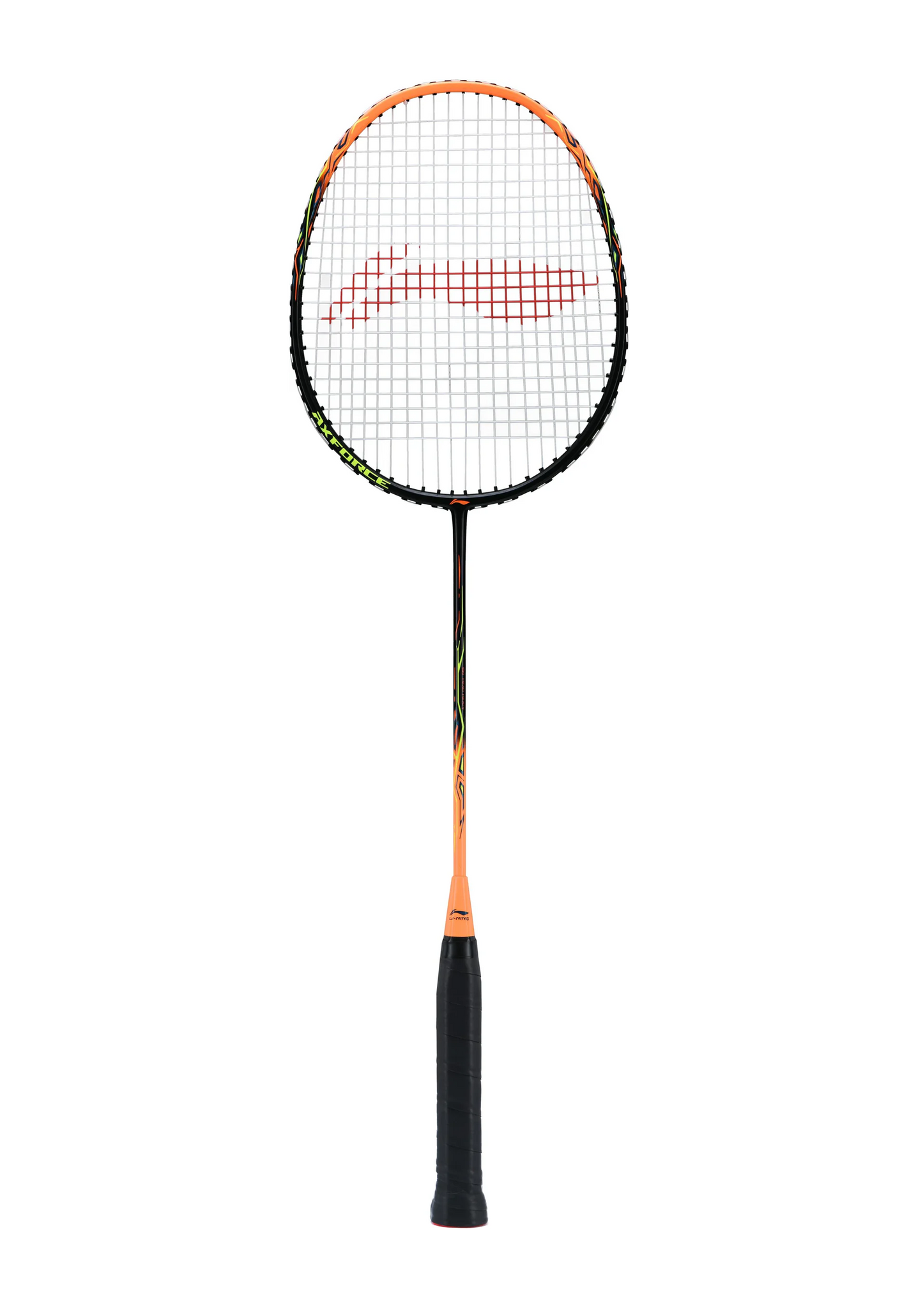 Li-Ning Badmintonschläger AXFORCE 9 schwarz/orange bespannt
