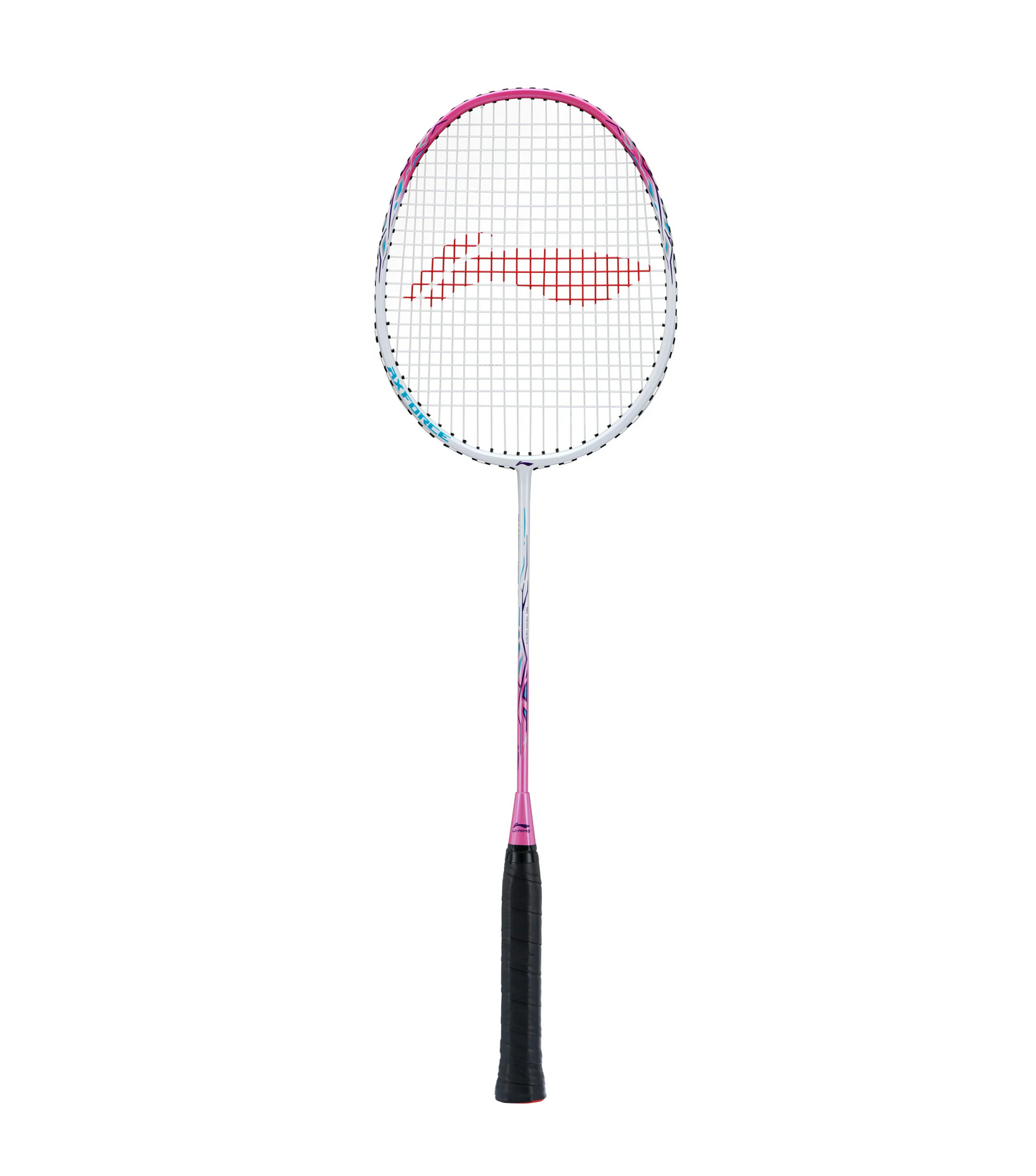 Li-Ning Badmintonschläger AXFORCE 9 weiß/pink bespannt