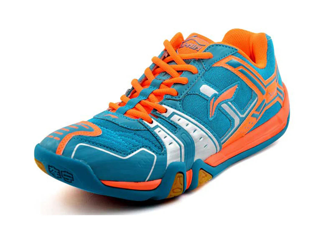 Li-Ning Herren Badmintonschuh "Saga" light blau