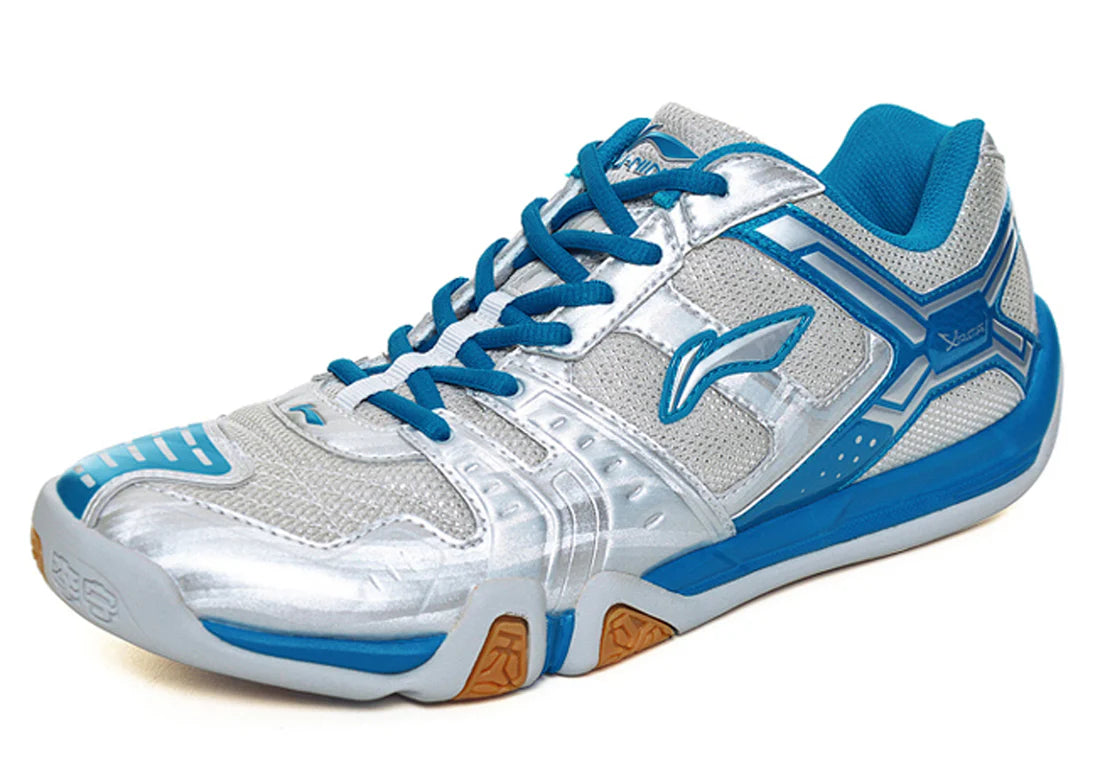 Li-Ning Herren Badmintonschuh "Saga" light silber