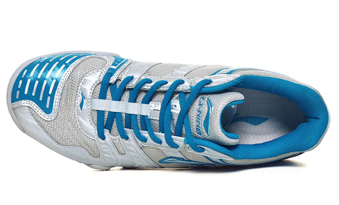 Li-Ning Herren Badmintonschuh "Saga" light silber