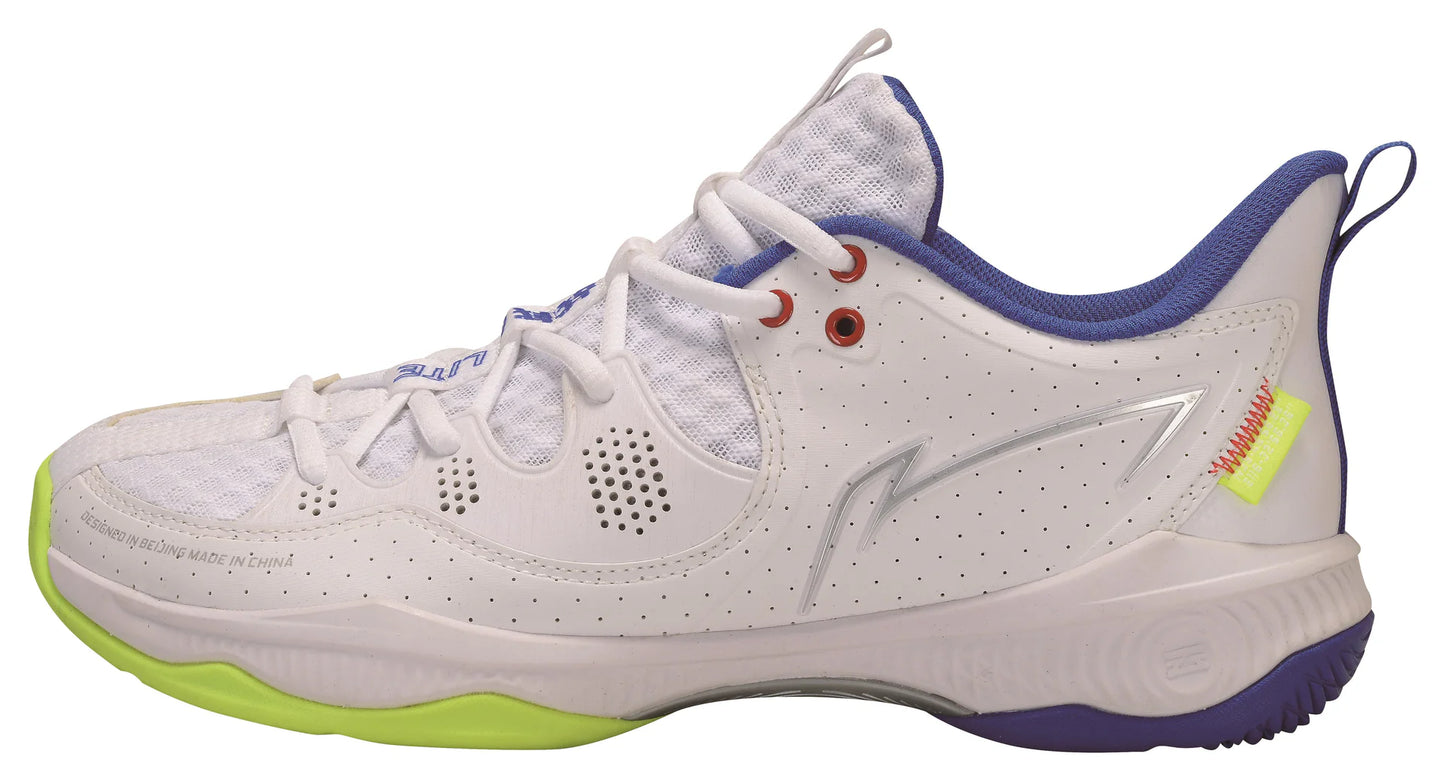 Li-Ning Unisex Badmintonschuh "Halberd" III Lite weiß/blau