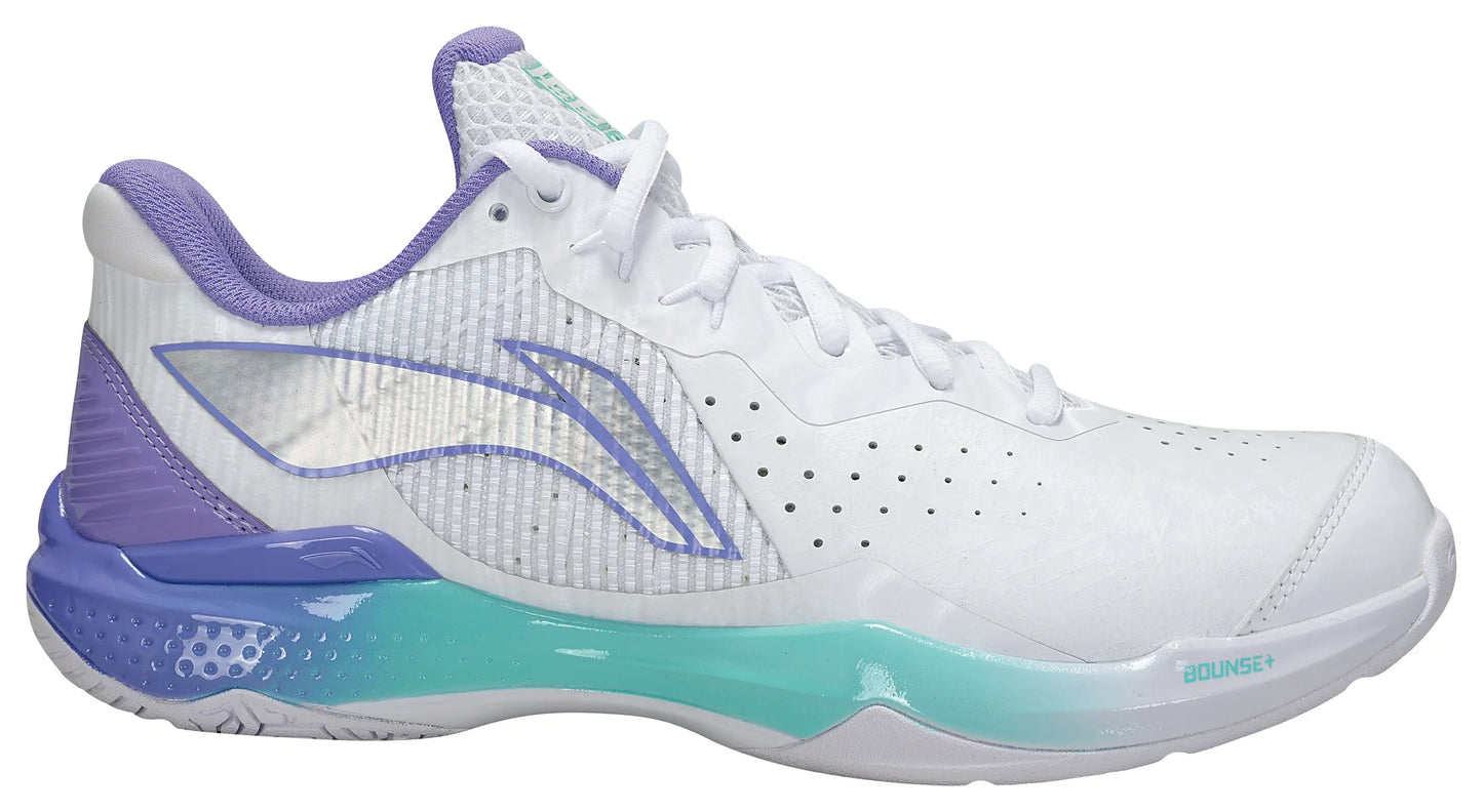 Li-Ning Unisex Badmintonschuh Donner 2 - weiß/lila