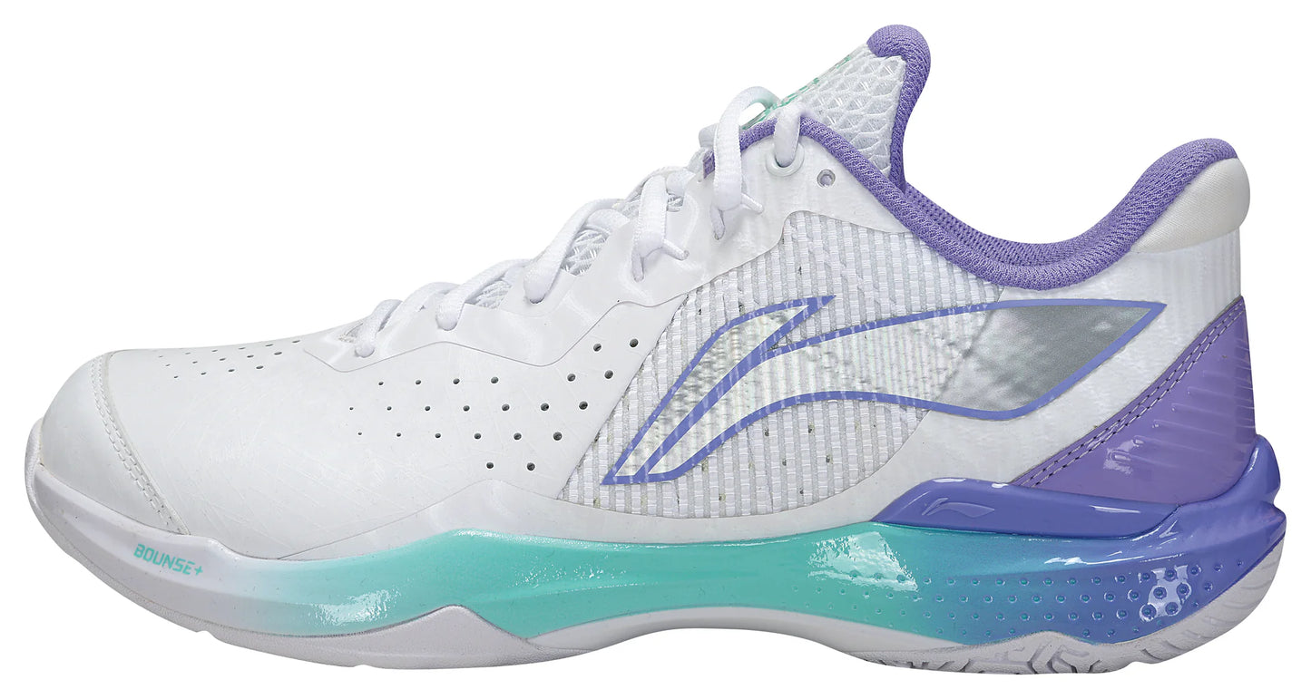 Li-Ning Unisex Badmintonschuh Donner 2 - weiß/lila