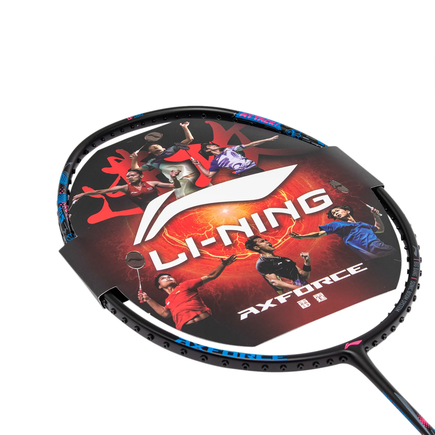 Li - Ning AXFORCE BIGBANG (7U) SCHWARZ - UNBESPANNT
