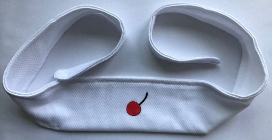 KIRSCHBAUM Stirnband weiss mit Logo - 1 Stück