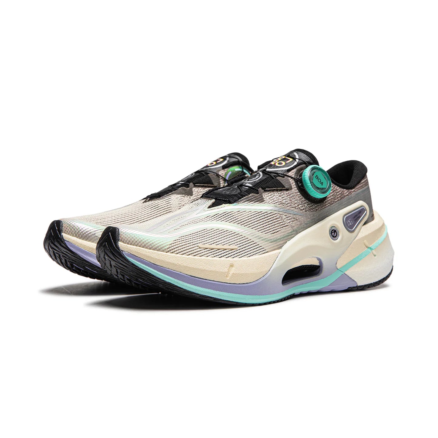 Li Ning Herren Wettkampf Laufschuh Furios Rider 7 Pro V2 - weiß-braun