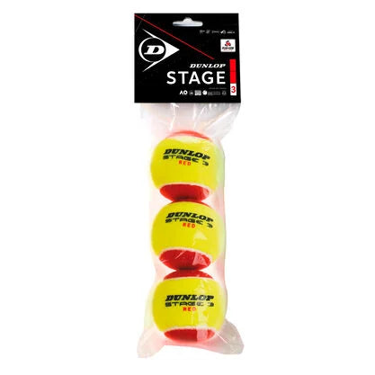 Dunlop STAGE 3 3er Beutel Tennisbälle
