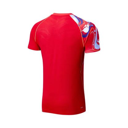 Li-Ning Herren Sportshirt "China Youth Team" Koi - rot