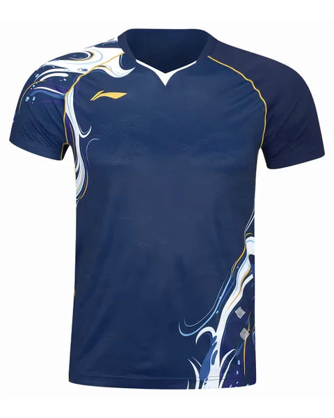 Li-Ning Herren Sportshirt "China Youth Team" Koi - blau
