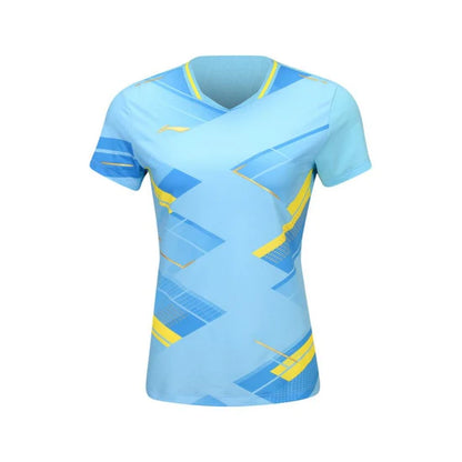 Li-Ning Damen Sportshirt "International Players" Arena - hellblau