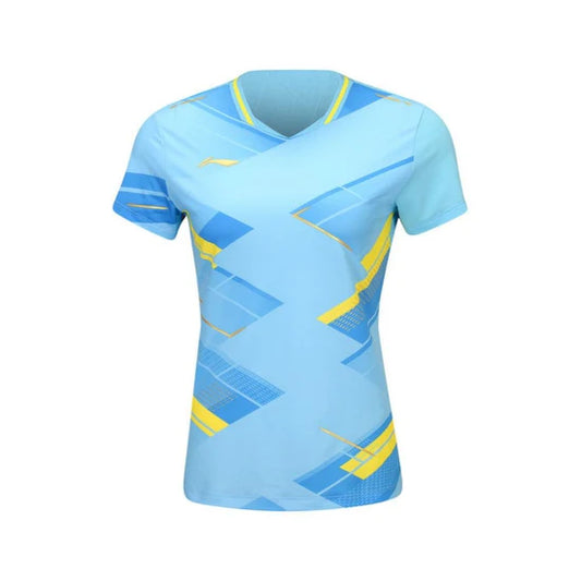 Li-Ning Damen Sportshirt "International Players" Arena - hellblau