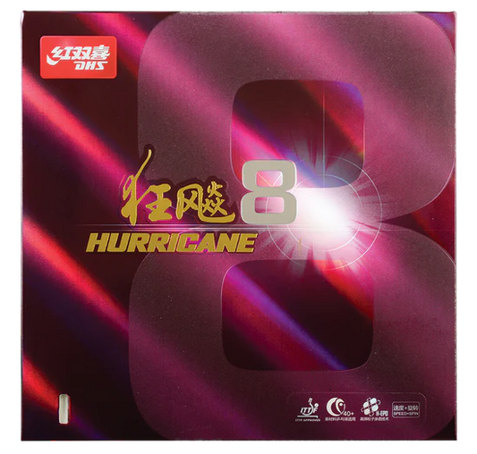 DHS Hurricane 8 Soft 39 2,2mm Belag