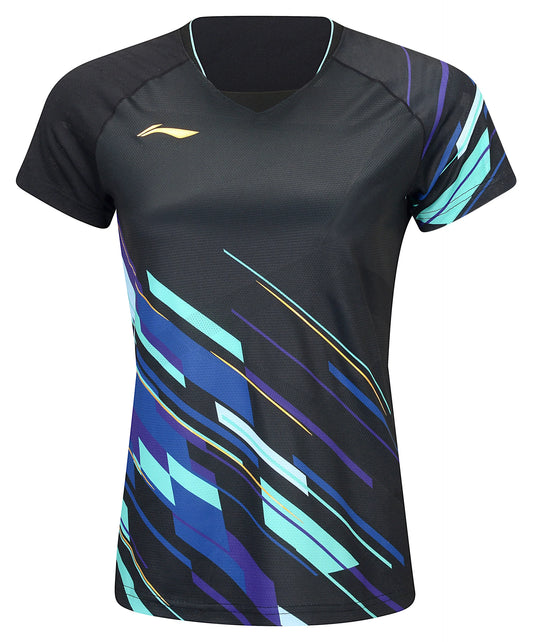 Li-Ning Damen Wettkampfshirt "International Teams Power" - schwarz