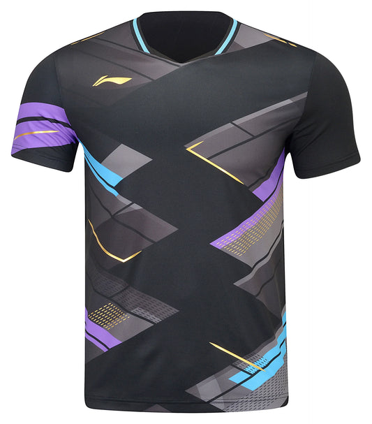 Li-Ning Herren Sportshirt "International Players" Arena - Schwarz