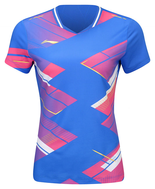 Li-Ning Damen Sportshirt "International Players" Arena -blau