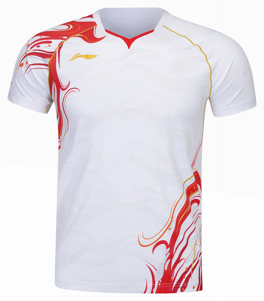 Li-Ning Herren Sportshirt "China Youth Team" Koi - weiß