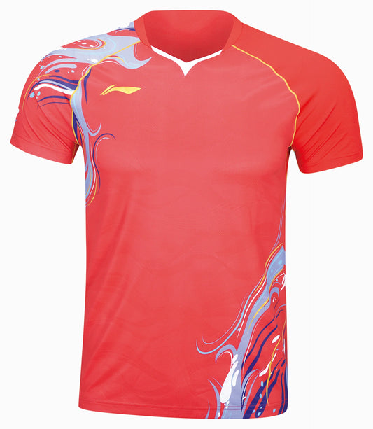 Li-Ning Herren Sportshirt "China Youth Team" Koi - rot