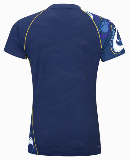 Li-Ning Damen Sportshirt "China Youth Team" Koi - blau
