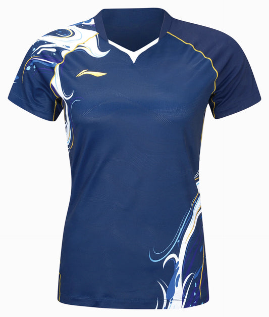 Li-Ning Damen Sportshirt "China Youth Team" Koi - blau