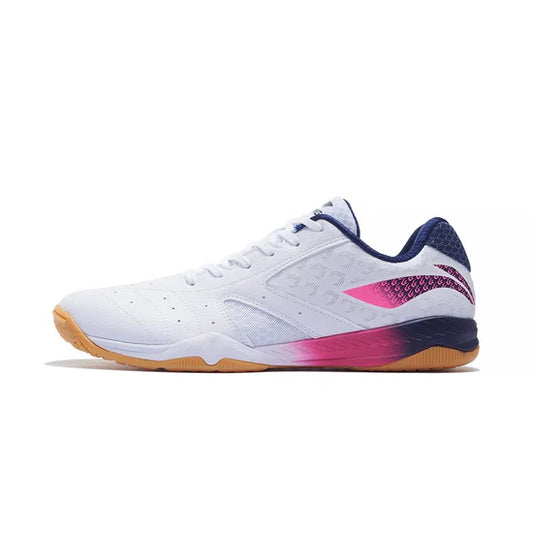 Li-Ning Professional Unisex Tischtennis Schuh "Champion" weiß/lila