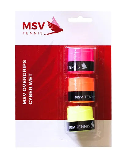 MSV Overgrip Cyber Wet, 3 / Pack (multi Farben)